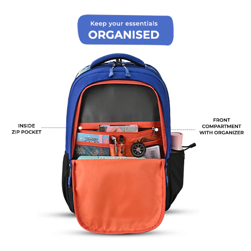 Astro Cab Backpack 17 Inch (Blue-Black) - Image 5