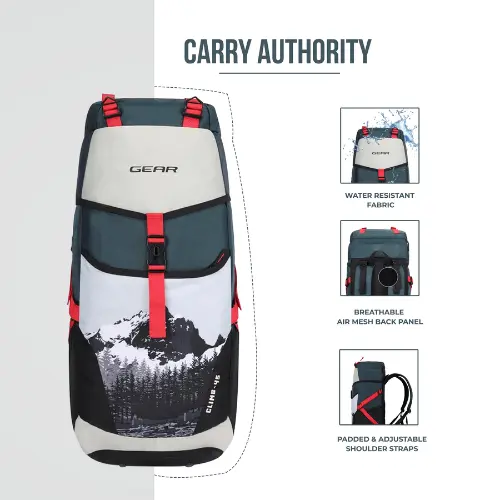 CLIMB RUCKSACK 45L (BLUE-GREY) - Image 4
