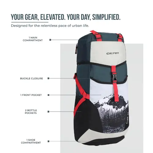 CLIMB RUCKSACK 45L (BLUE-GREY) - Image 6