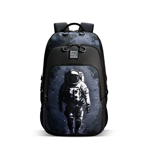 Art Astronaut Backpack 17 Inch (Black-Grey)