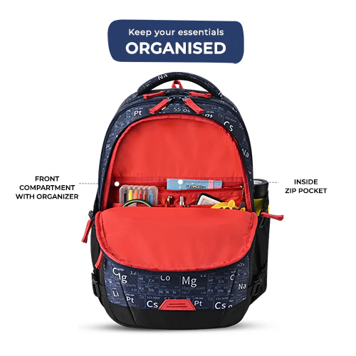 Educator Backpack 19 Inch (Navy-Red) - Image 4