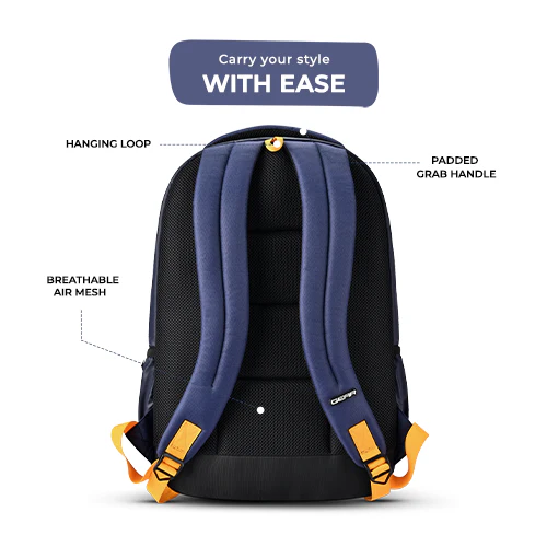 Fiction 1 Backpack 17 Inch (Navy-Yellow) - Image 6