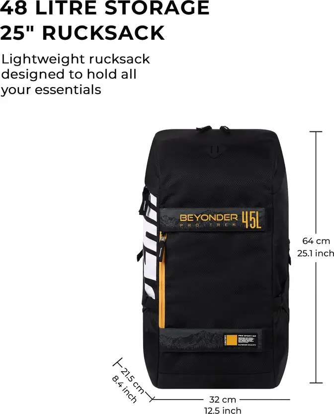 Gear Beyonder 2 48L (Black Yellow) - Image 5
