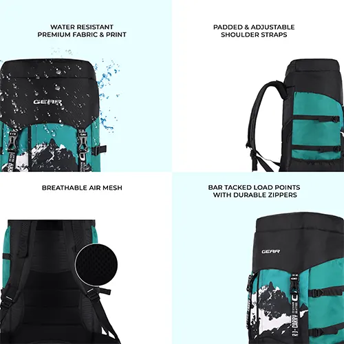 Gear Alphamount 3 50L (Green Black) - Image 5