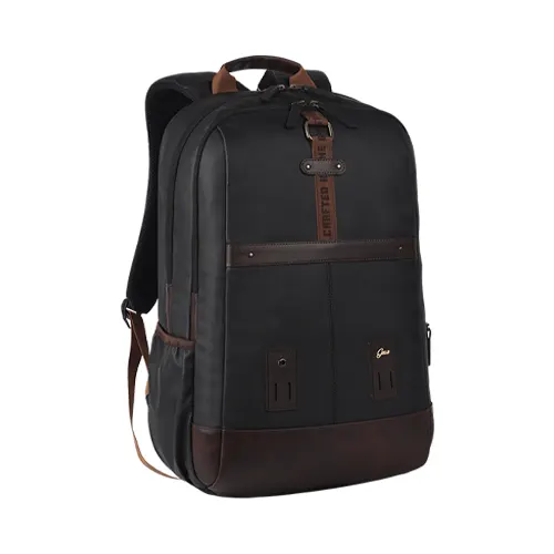 Gear Classic Anti Theft Faux Leather 31L (Black-Brown)