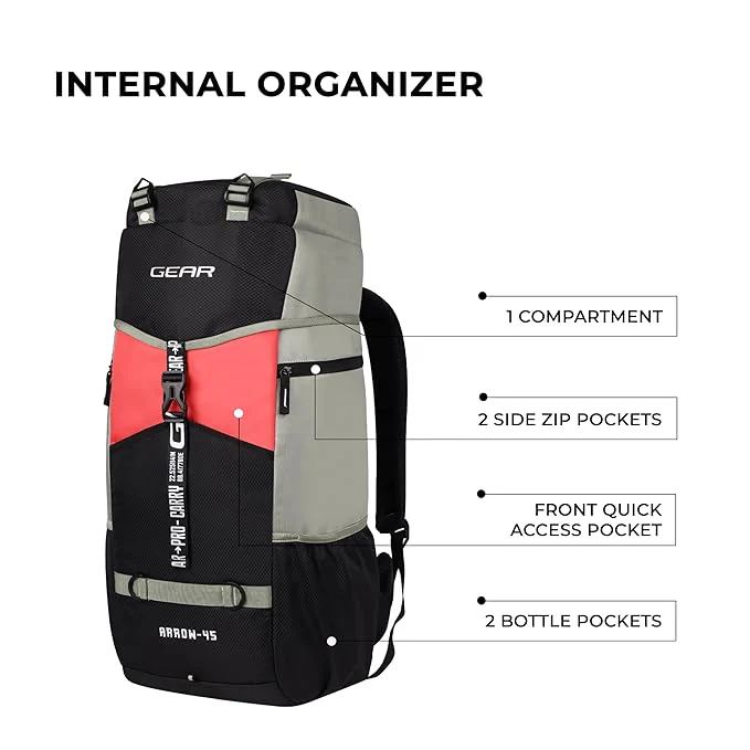 Gear Outdoor 2 45L (Red Green) - Image 5