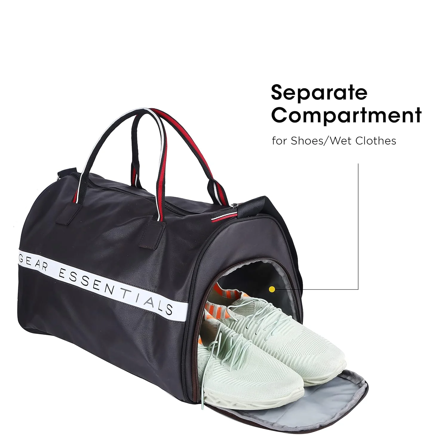 Gear Essentials 27L Duffel (Brown-Black) - Image 6