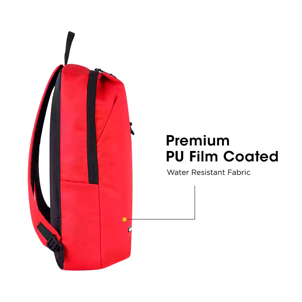 Gear Lite 15L Small Water Resistant Backpack (Red-Black) - Image 5
