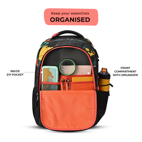 Grid Backpack 17 Inch (Black-Black) - Image 4