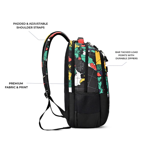 Grid Backpack 17 Inch (Black-Black) - Image 7
