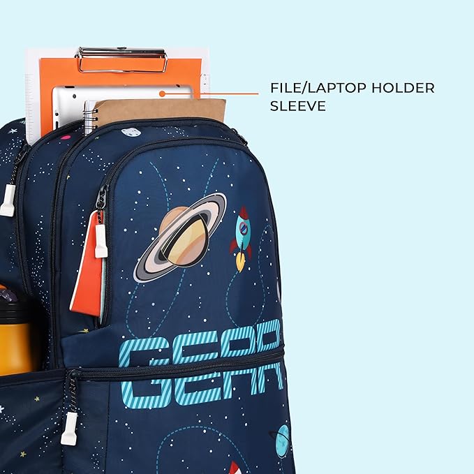 Galaxy Backpack 19″ Boys (Blue Rust) - Image 4