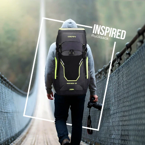INSPIRED RUCKSACK 55L (GREY FL. GREEN) - Image 2