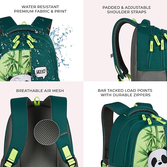 Hello Panda Backpack 15″ (Green) - Image 7