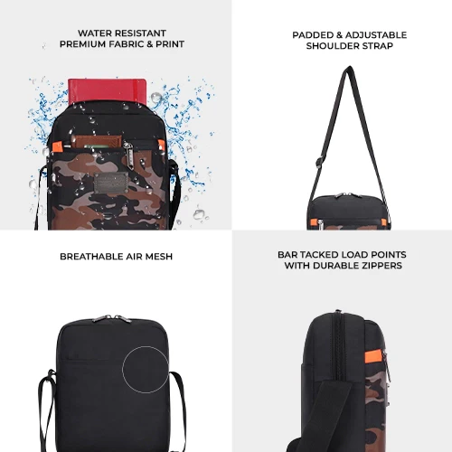 TACTICAL SLING 5L (BLACK-CAMO) - Image 5