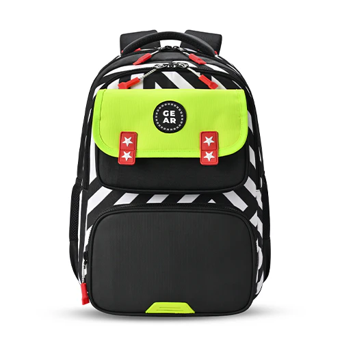 Play Block Backpack 17 Inch (Green-Black) - Image 7