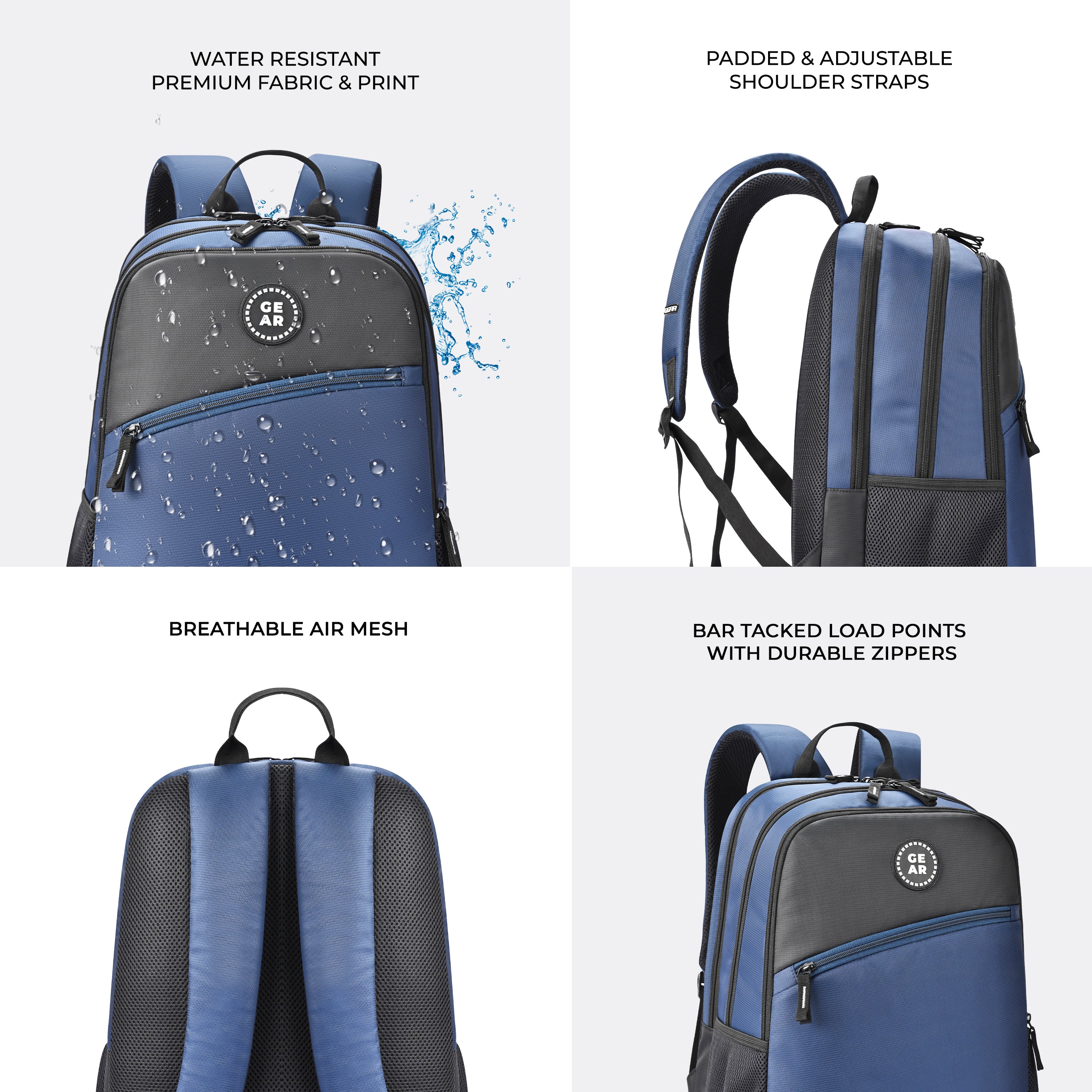 SUB - URBAN BACKPACK 31L (NAVY-BLACK) - Image 6