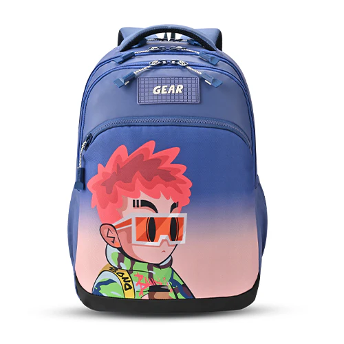 Tango Backpack 17 Inch (Blue-Orange) - Image 8